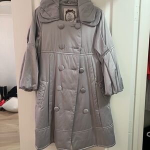 Elegant Gray Women's Coat